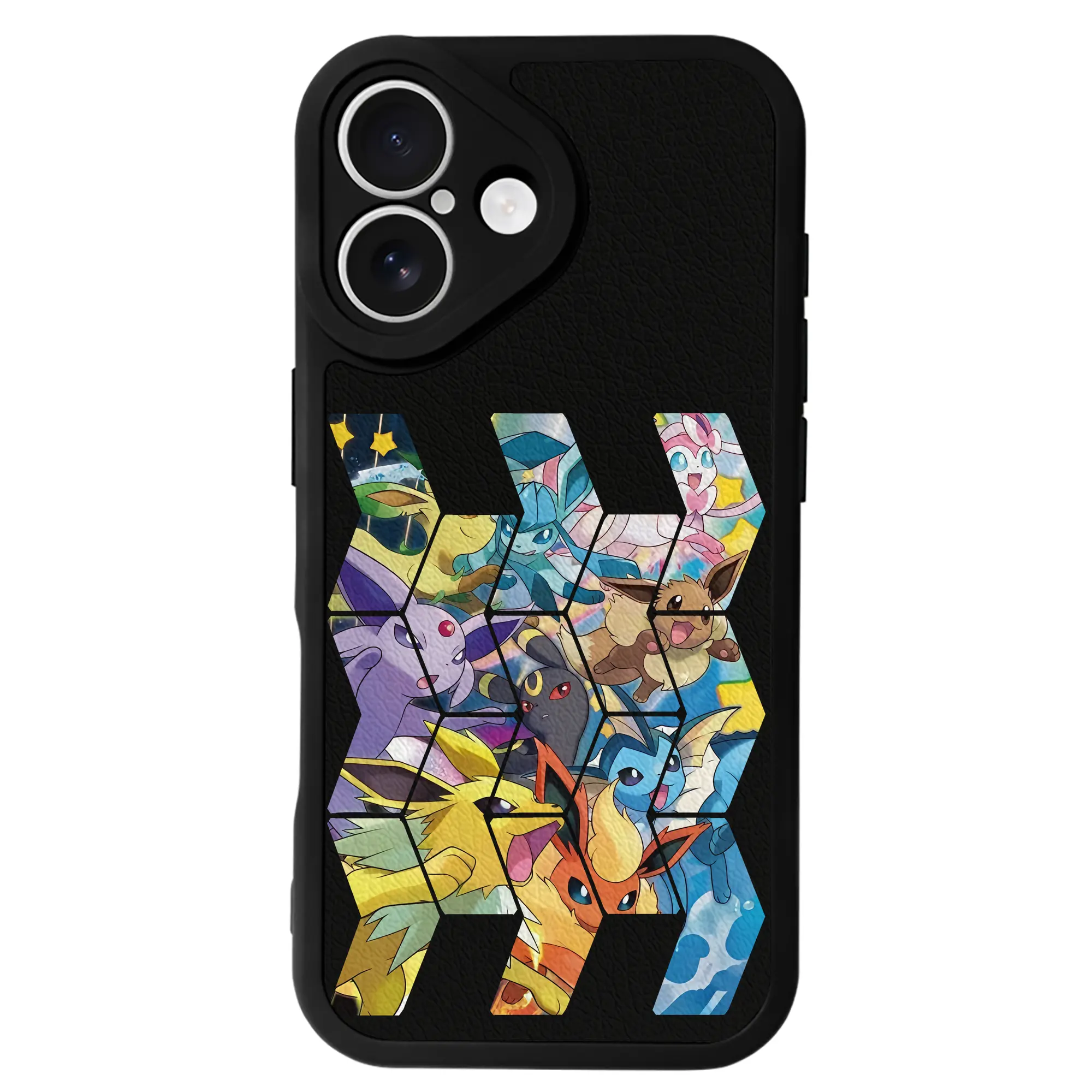 ポケモン グッズ,イーブイ - IPhone 16シリーズ対応 ・ シリコンスマホケース ・ レザー調 ・ 高精度フィット ・ 耐衝撃 ・ ワイヤレス充電対応 ・ 精密カット